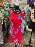 Red Rayon Sun Dress
