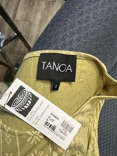 Tanoa sage Sose Malu wing knit dress