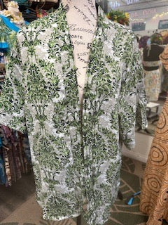 Floral kimono short set