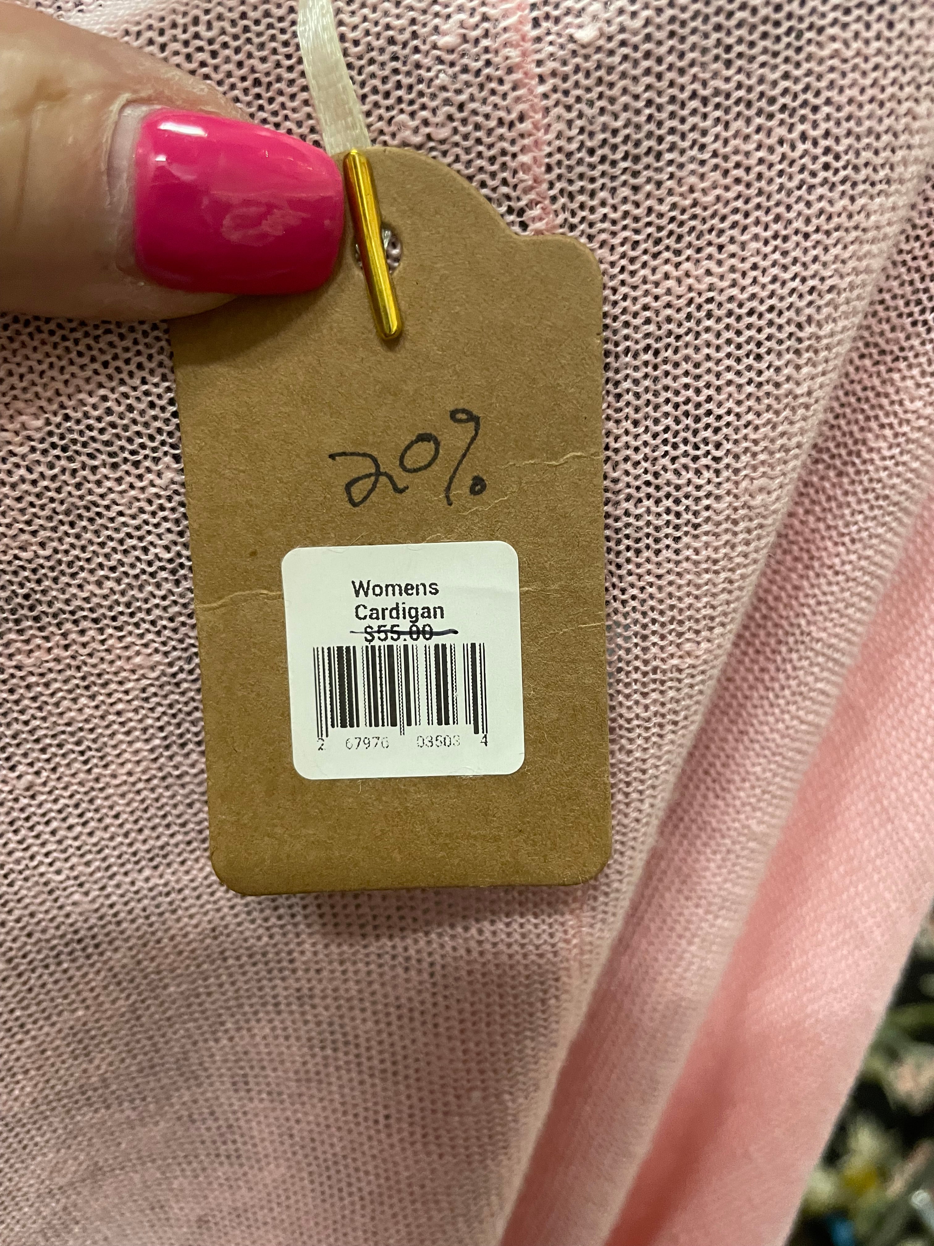 Tori Richard Pink Sweater