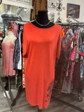 Red tshirt dress. NWT. Sonny Geisha