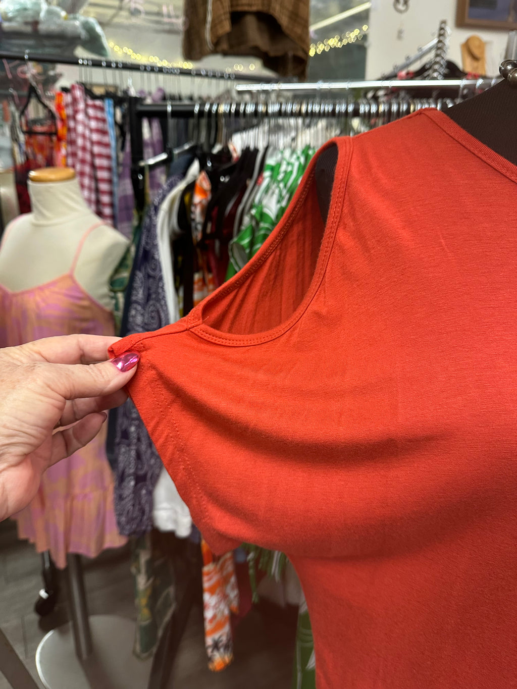 Red tshirt dress. NWT. Sonny Geisha