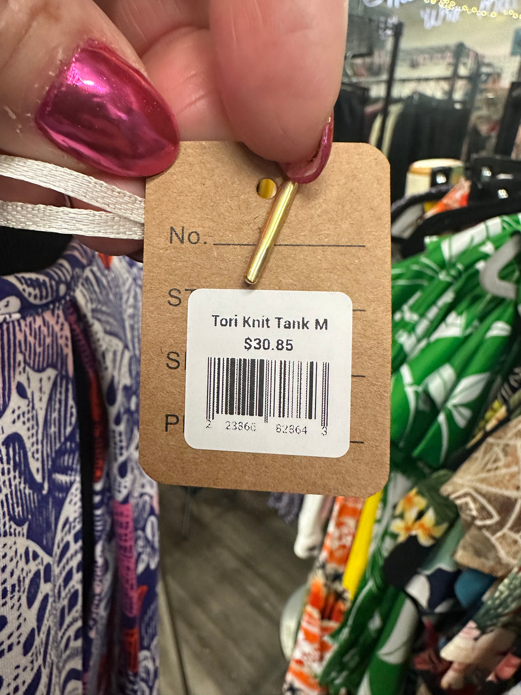 Tori Richard knit tank