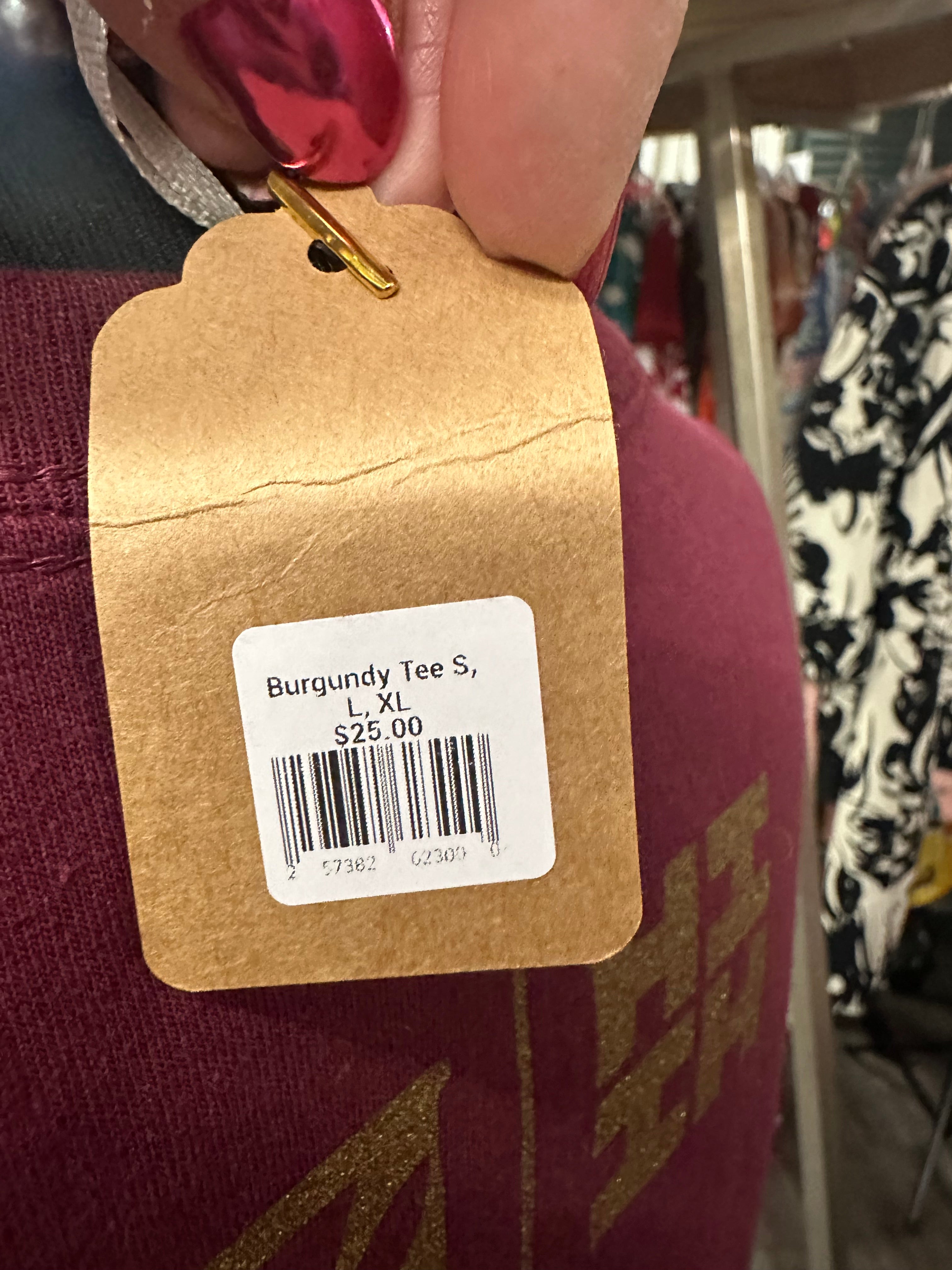 HI Finest maroon tee