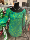 Hula Bay NWT. GREEN. Three quarter sleeve